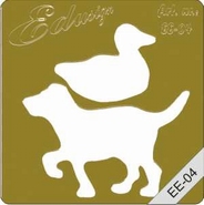 EE-04  - Embossing sjabloon. 