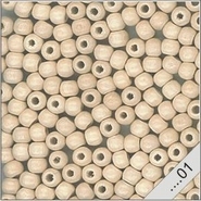 13xx01 - Wooden Beads White 5