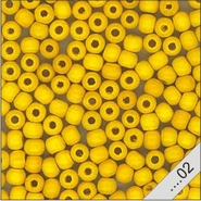 13xx02 - Holzkugelperlen Gelb 5