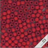 13xx03 - Wooden Beads Red 5