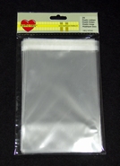 64003 - Plastic bags with adhesive strip. 