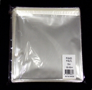 64006 - Plastic bags with adhesive strip. 