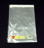 64009 - Plastic bags with adhesive strip. 