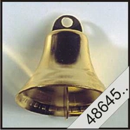 48645xx - Metal clock, Brass 