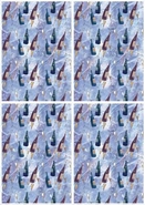 555002 - Backgroundpaper 4pcs./sheet 