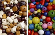 13199x - Wooden Beads Mixed 