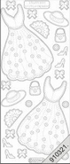 3209 - Transparente Stick-Sticker 